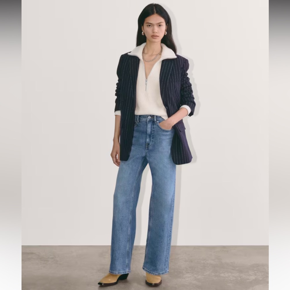 NWT Everlane Way-High Sailor Jean Vintage Blue Size 30